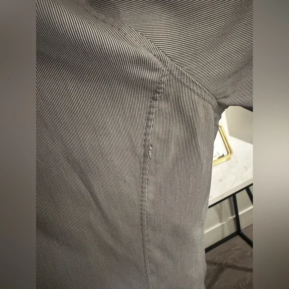 Calvin Klein Gray Dress Button Down Shirt size 16 34/35 - Picture 5 of 8